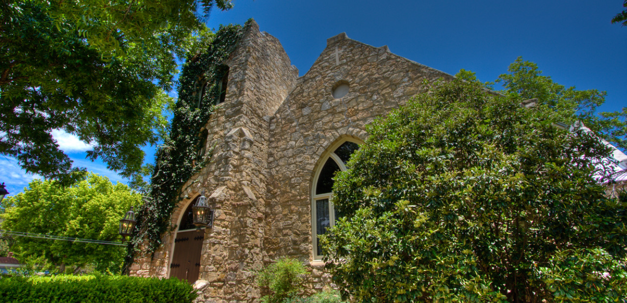 Minutes from Boerne and San Antonio a historic wedding chapel